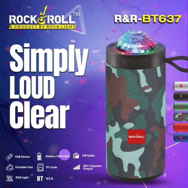 Rock and Roll BT 637 Loud Speaker